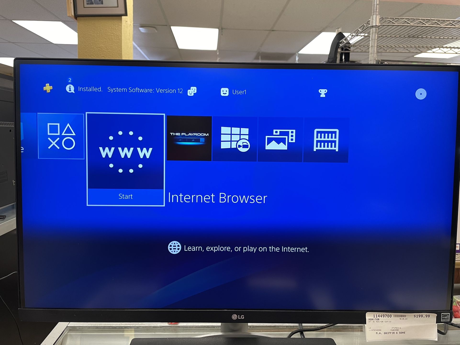 LG 27” 4K Monitor