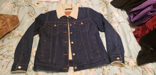 Levis Sherpa Jacket Women Medium