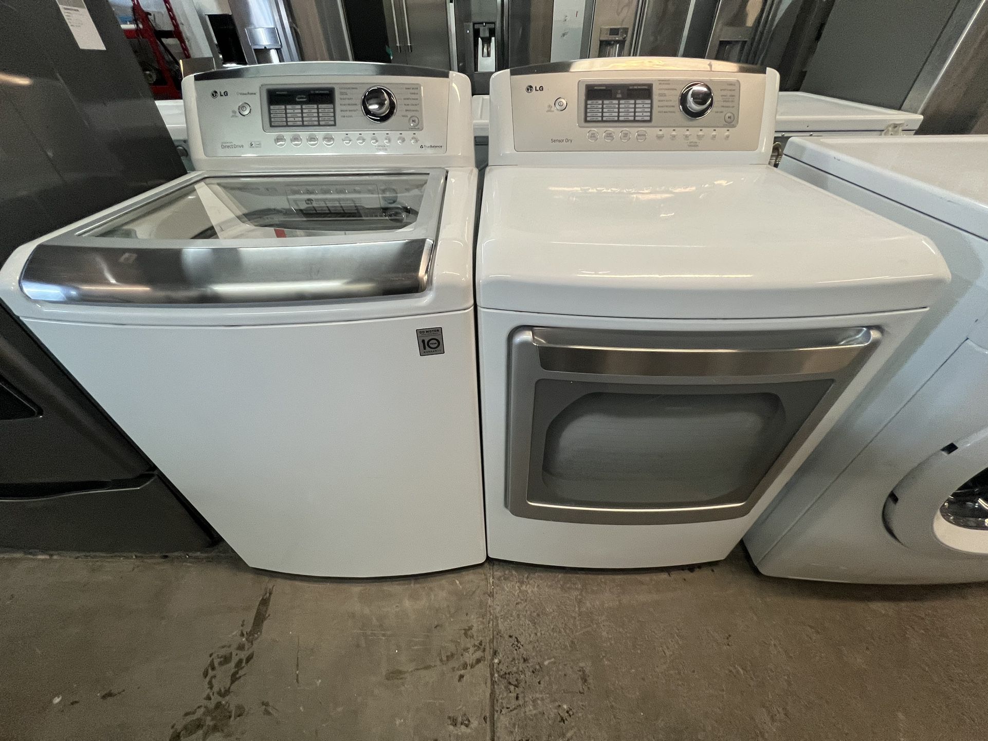 Lg Washer And Electric Dryer Set