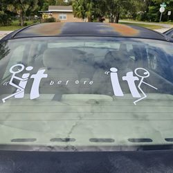 Car Window Sticker 