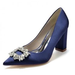 Betsy Johnson NIB Lilly Embellished Satin Dress Pumps/Heels size 10