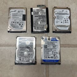 500GB Laptop Hard Drives $50 (5 Drives)