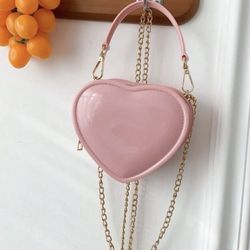 SHEIN Pink Heart Shaped Purse