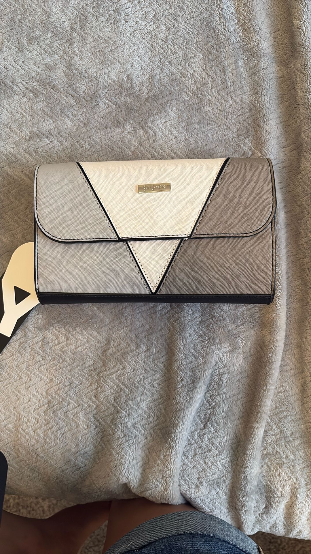 Brand New Grey Yani Jadore Clutch Purse