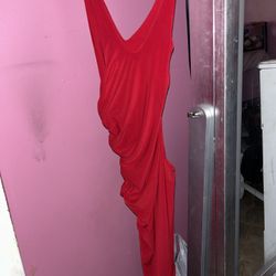 Red Mini/Midi Dress