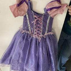 Vestido De Rapunzel Talla 4