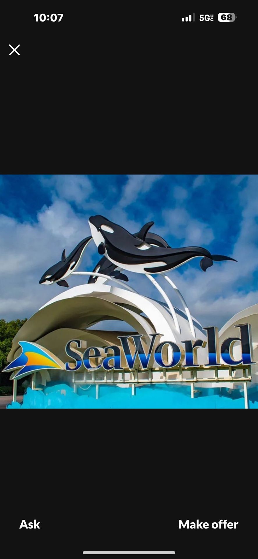 seaworld 🎟️