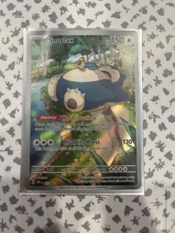 Rare Pokémon 151 Snorlax Card