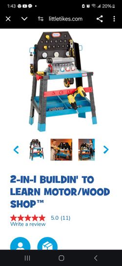 2in 1 Buildin'  to learn Motor and Wood Shop