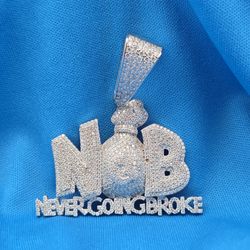 Moissanite 7.08 ctw NGB Pendant