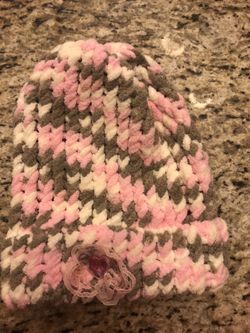 Youth girls new beanie hand knitted soft
