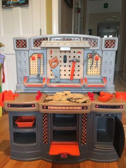 Home depot step 2 tool bench sale