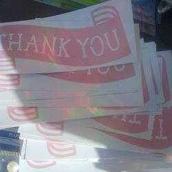 Thank You Stickers 