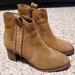 Naughty Monkey Tan Suede Ankle Boots