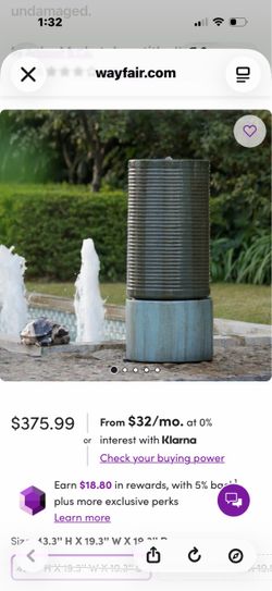 Outdoor Tiered Ceramic Water Fountain