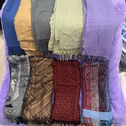 Assorted Pashmina Scarves Collection