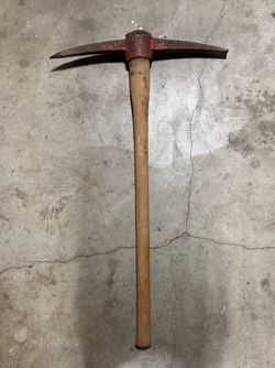 Pick Axe with Wooden Handle