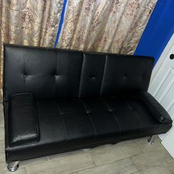 Black Futon Couch/bed Great Condition $120 Obo