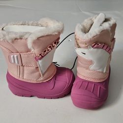 Brand New Cat & Jack Girls Pink Unicorn Boots - Size 5