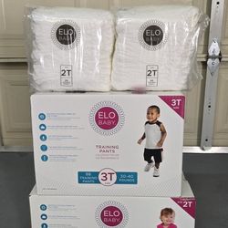 Toddler Diapers Size 2T & 3T. Total 238 Pieces For $40.
