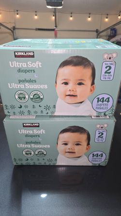Kirkland Signature Ultra Soft Diapers Size 2 – 2 Boxes