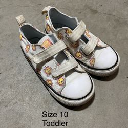 Size 10 Toddler Converse All Star Velcro Sneakers