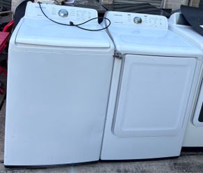 Set Samsung washer and electric dryer