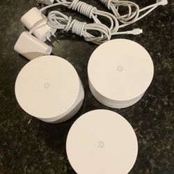 Google Wifi - AC1200 - Mesh WiFi System - Wifi Router - 4500 Sq Ft Coverage - 3 pack