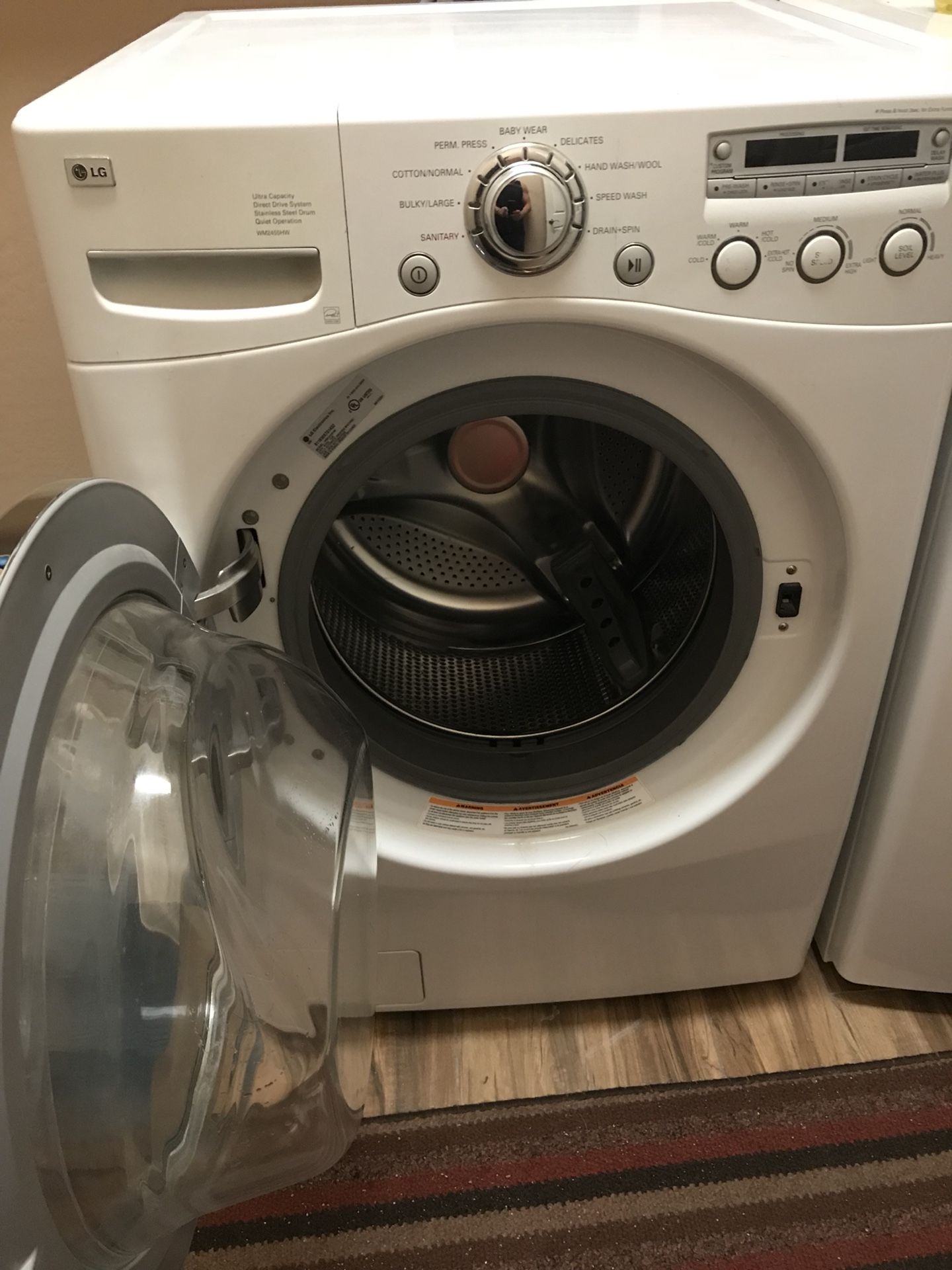 LG Front Load Washer - Model WM2455HW
