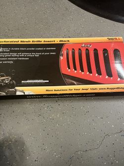 Jeep Perforated Mesh Grille Insert Black