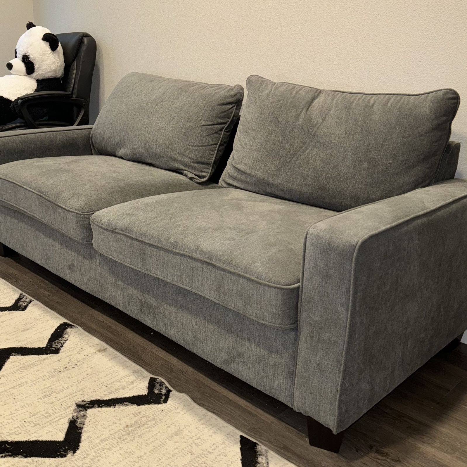 Reid Grey 80" Sofa