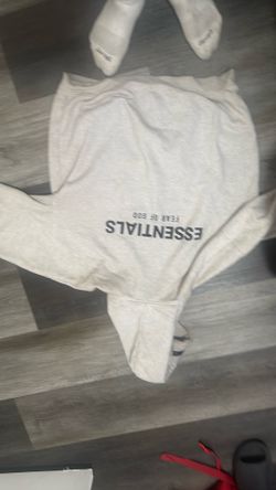 Grey essential hoodie