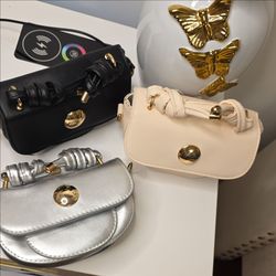 Mini Crossbody Bags with Knot Handle Set of 3