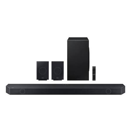 SAMSUNG Q-Series 11.1.4ch Wireless Dolby Atmos Soundbar + Subwoofer + Rear Speakers w/ Q-Symphony