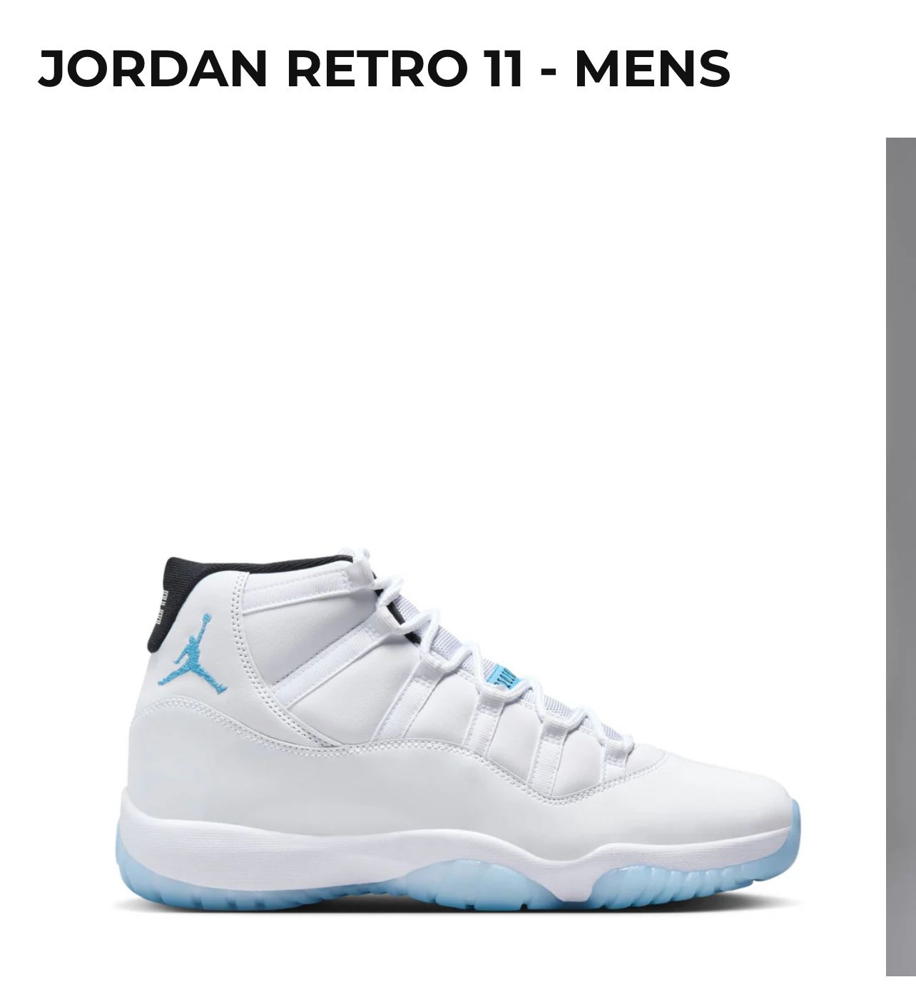 New Jordan 11 Legend Blue 