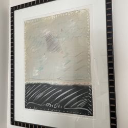 Two Framed Monoprint Lee Newman
