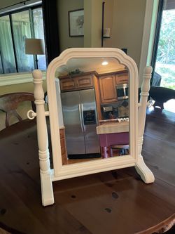 Pottery Barn Kids Wood Table Top Mirror