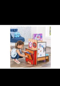 KidKraft Blue S Clues & You! Cooking-up-Clues Wooden Play Kitchen & Handy Dandy