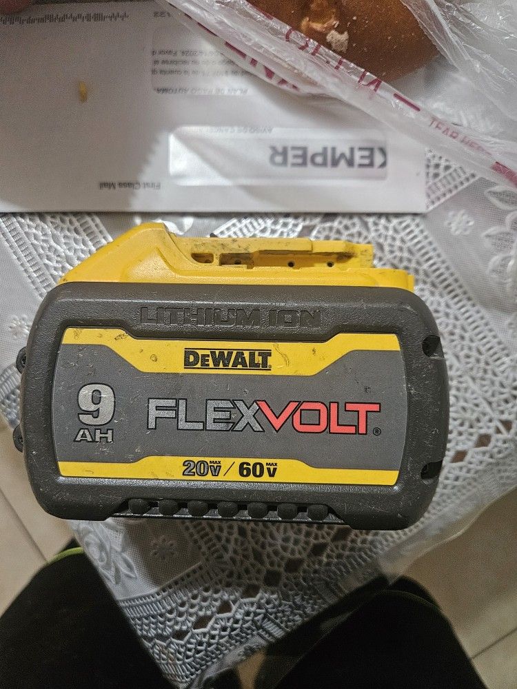 9ah Dewalt Flexvolt 