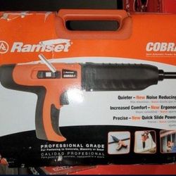 Ramset Cobra+ 0.27 Caliber Semi-Automatic Powder Actuated Tool with Silencer