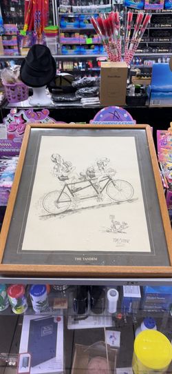 Tom Cutter 'The Tandem' Framed Art Print
