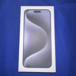 Unlocked Apple iPhone 15 Pro Max Blue 256gb Titanium 