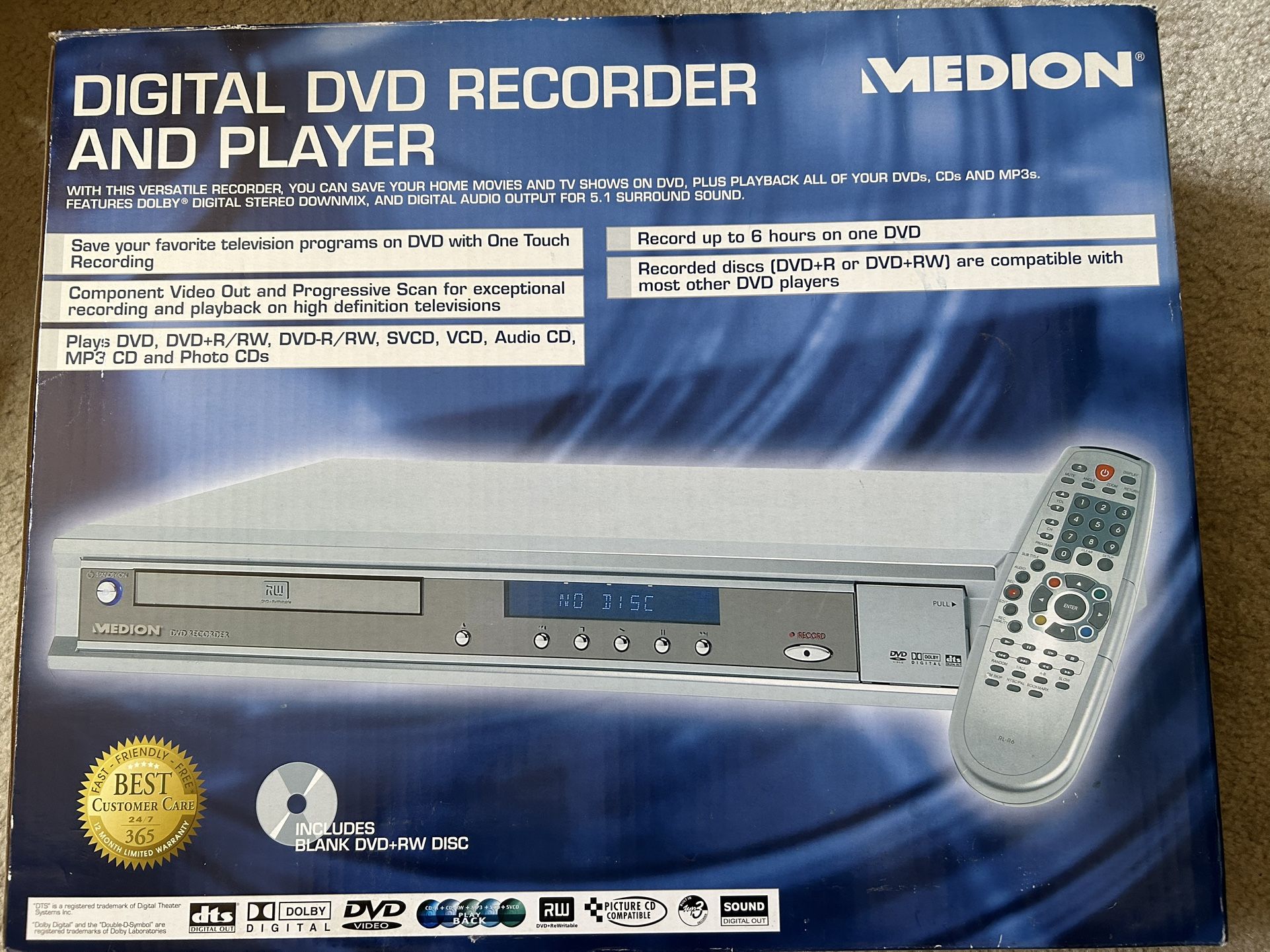 Medion Digital DVD Recorder and Player
