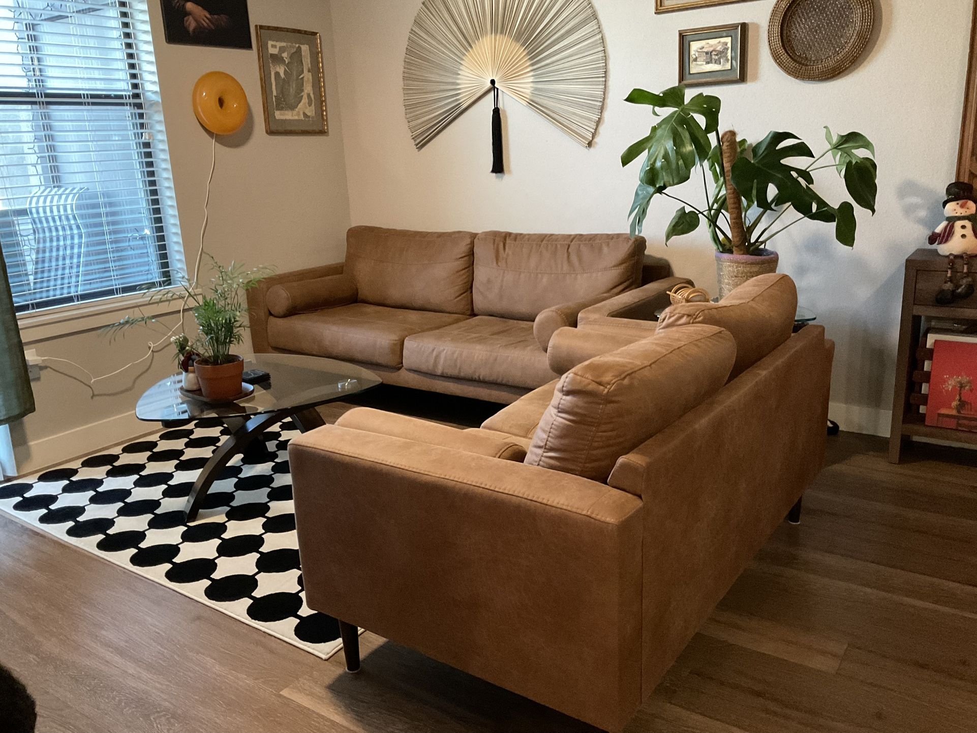 Loveseat & Sofa Set / Sold As Set