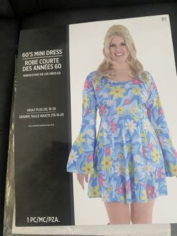 60-70’s Era  Costume Women’s Dress