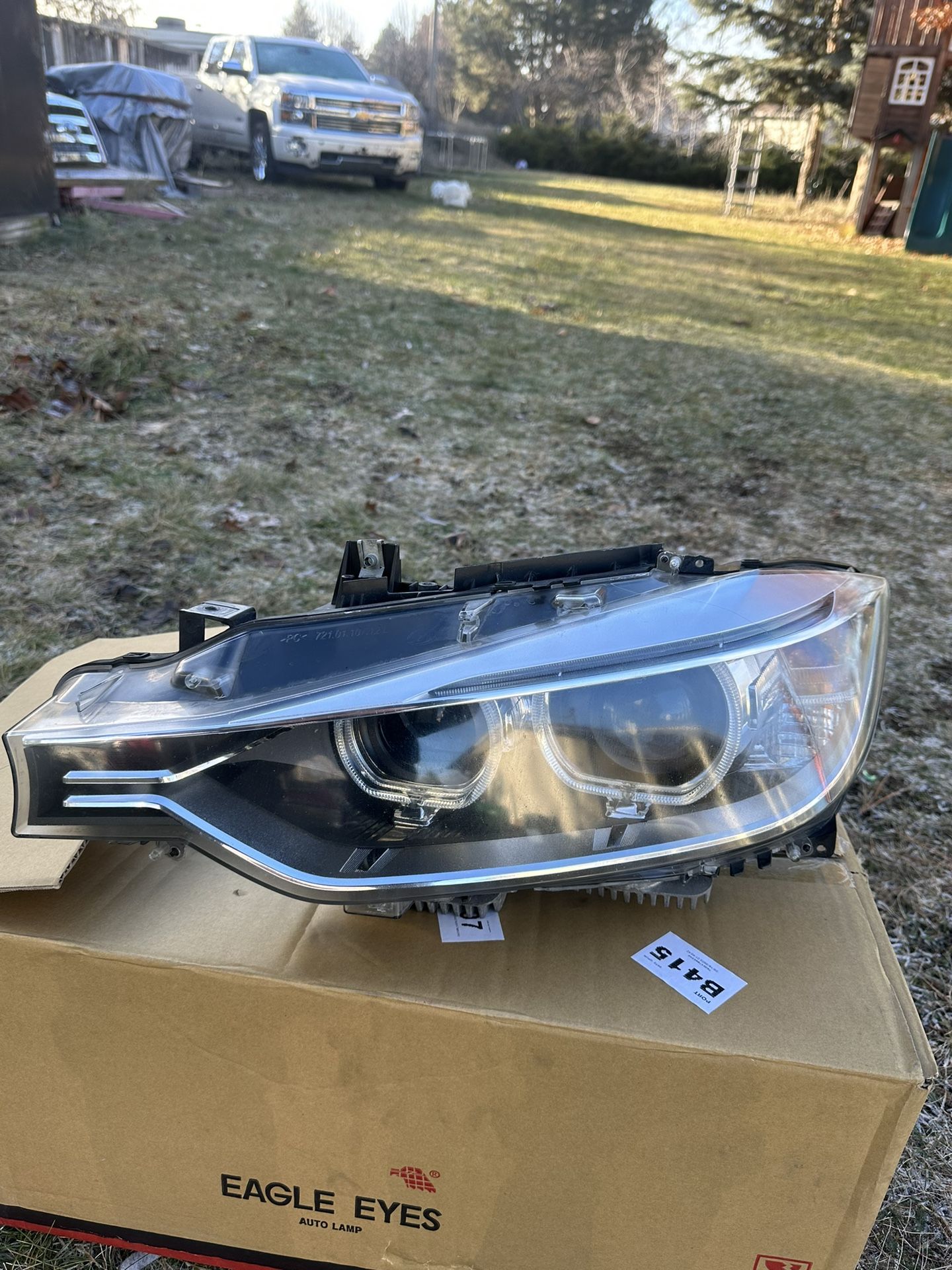 2014 BMW F30 328i Oem Xenon Headlights Set