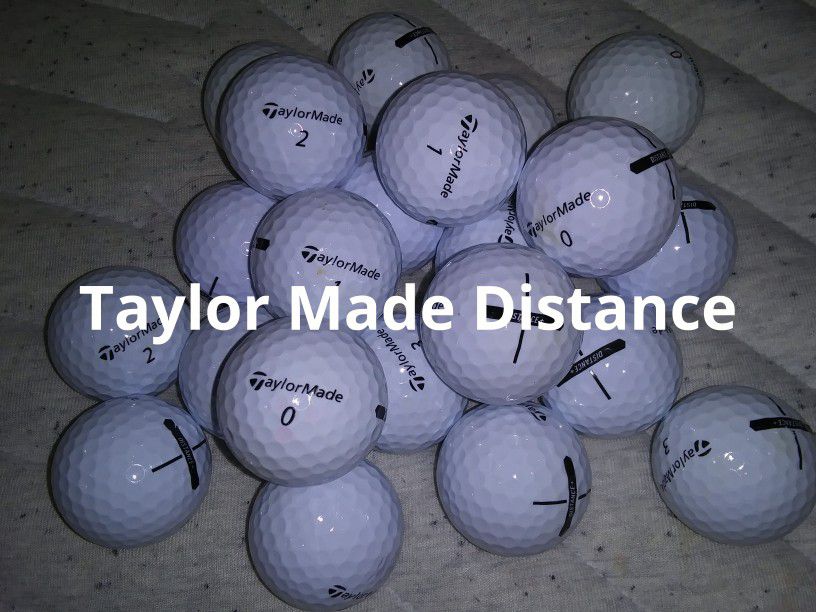 50 Used Taylor Made Distance Balls In Excellent Condition 