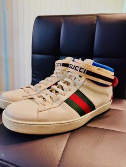 Gucci Men’s Ace High-Top Sneakers SIZE 11