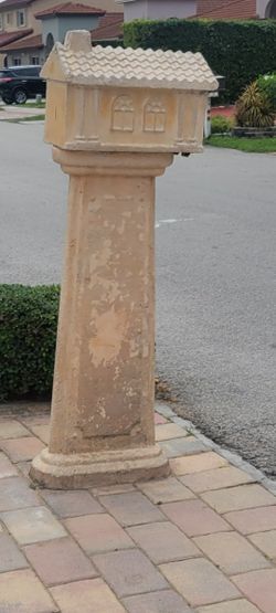 Cement  Mailbox  