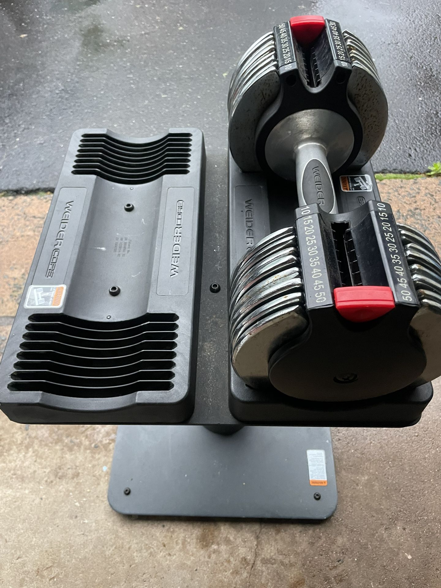 Adjustable Dumbbell With Stand